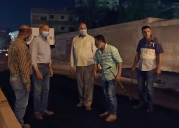 الهجان يتفقد رفع الإشغالات على الطريق الزراعي ورصف شوارع مدينة قليوب.