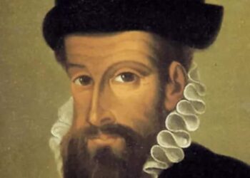 السفاح “بيزارو Pizarro” الاسباني يصل بقواته إلى ساحل بيرو. فى موجز تاريخ اوروبا والعالم