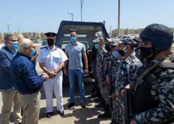 الغضبان : يشيد بجهود الأجهزة الأمنية بعد نجاحها للتصدى لمحاولة تهريب ويوجه الشكر لرجال كمين مدخل محور ٣٠ يونيو .