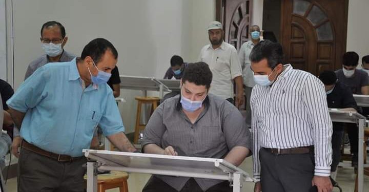 تواصل امتحانات الفصل الدراسي الثاني بجامعة كفر الشيخ