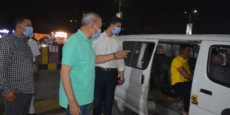 محافظ القليوبية .حملة مسائية مكبرة لرفع الإشغالات بشوارع حي شرق شبرا الخيمة 