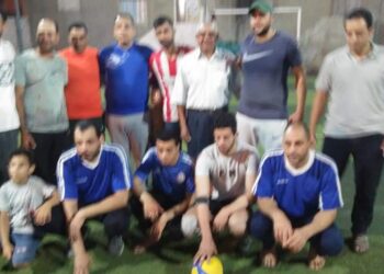 نهائي دورة شهداء فلسطين للكره الطائره علي ملعب الاندلس لمركز ادكو محافظه البحيره.