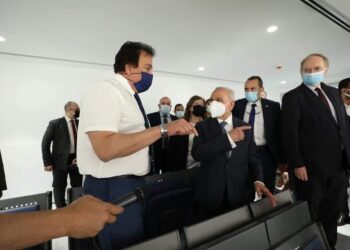 وزير التعليم العالي وسفير الاتحاد الأوروبي يتفقدان مقر مؤسسة الجامعات الاوروبية بالعاصمة الإدارية الجديدة