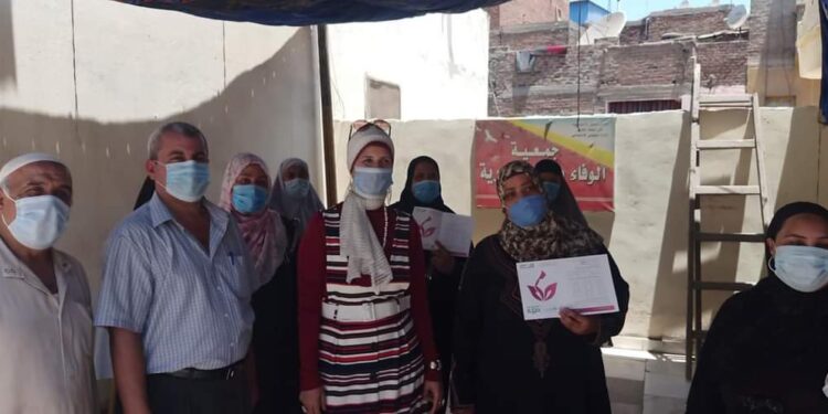 حملة فحص الثدي والكشف المبكر بجمعية الوفاء والنور بالإدارة الصحية ثاني المحلة