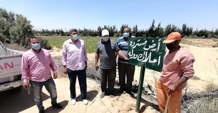 استرداد ٤٦ فدان من غير الجادين بوادي النطرون