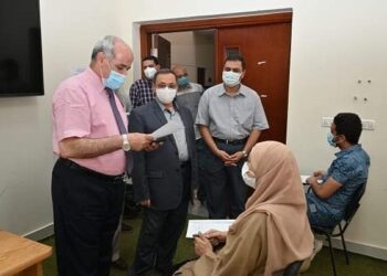 شديد يتفقد امتحانات الدراسات العليا والدبلومات بمعهد البحوث والدراسات الاستراتيجية لدول حوض النيل