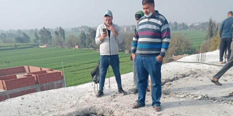 وقف ٧ حالات بناء مخالفة بمركزي طنطا وقطور خلال فترة العيد