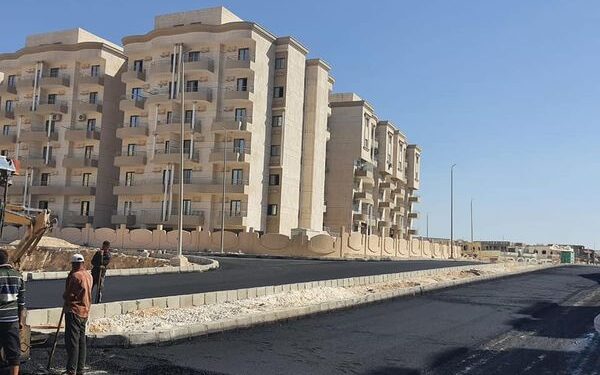 استكمال أعمال الطرق