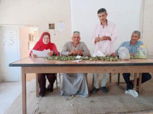فعاليات الفحصة الخامسه لرشه الثالثة لمحصول القطن بابشواي