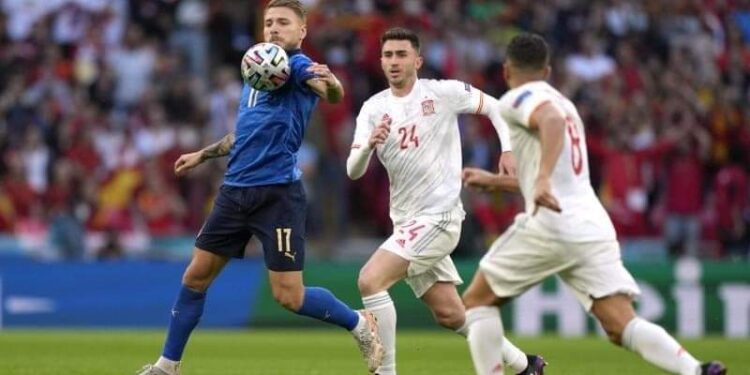 إيطاليا تصعد إلى نهائي كأس الأمم الأوربية على حساب إسبانيا.