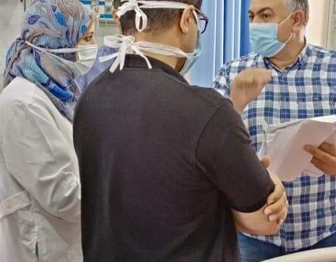 مرور مفاجئ لمدير إدارة المستشفيات على مستشفى صدر طنطا