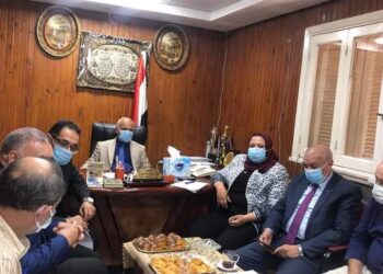 مدير مكافحة العدوي بالوزارة يجتمع بالإدارت الفنية بصحة الغربية