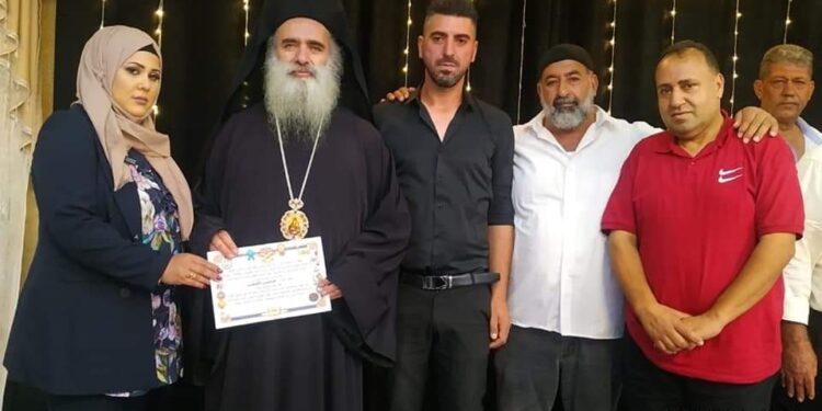 السفيرة فاتن الأشقر تنصيبها سفيرة السلام الدوليه بالقدس