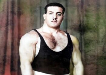 البطل الاوليمبي رباع سيد نصير.