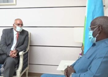 السفير المصري في جيبوتي يلتقي برئيس الوزراء ووزير الخارجية .