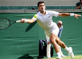 نوفاك جوكوفيتش المصنف الأول على العالم يتخطى الأمريكي دينيس كودلا إلى الدور الرابع في ويمبلدون
