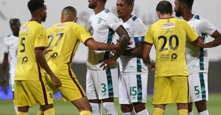 الحزم يتعادل مع الأهلي في دوري كأس الأمير محمد بن سلمان السعودي