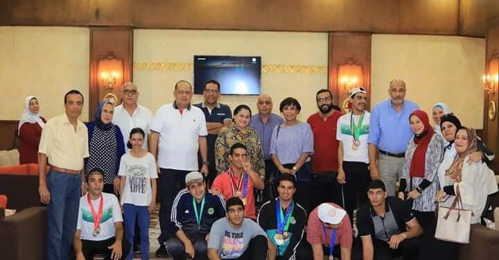 المهندسة امل مبدى في ضيافة نادى الجياد وذوي الهمم