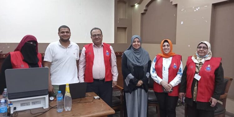 استمرار ومواصلة تطعيم أعضاء مجلس الادارة والعاملين بنادى قارون الرياضى بالفيوم بلقاح كورونا