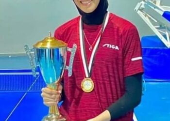 بنت الإسكندرية مريم يونس بطلة الجمهورية بتنس الطاولة تحت ١٥ سنة