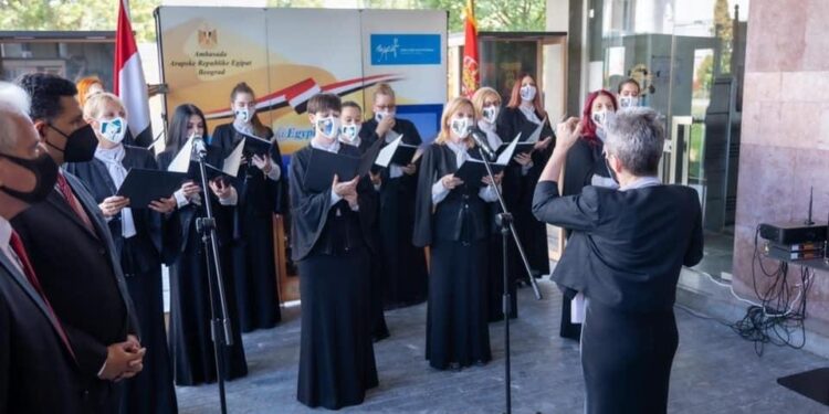 الاحتفال بالعيد الوطني في بلجراد بمشاركة رئيس البرلمان وعدد من الوزراء والمحافظين والمفكرين