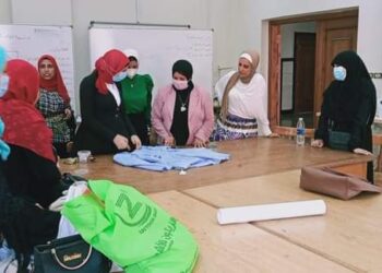اختتام الدورة التدريبية لتعلم التفصيل والخياطة في نوعية كفرالشيخ