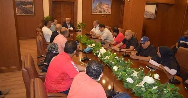 الغضبان : يستقبل رياضى نادي الحرية المشاركين بالدورة البارالمبيه