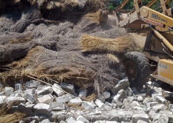 إزالة 46 حالة تعدي على مساحة 5385 متر مربع بنطاق 2 مراكز.