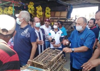 حملة مكبره للتفتيش على المحال العامة والصيدليات والتاكد من الاجراءات الاحترازية بحى العامرية ثان.