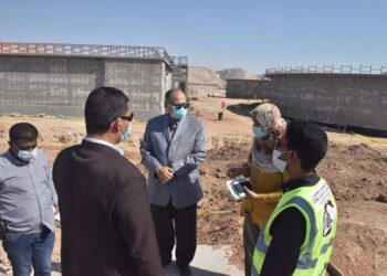محافظ أسيوط يتفقد أعمال توسعات محطة معالجة الصرف الصحي بالحبايشة.