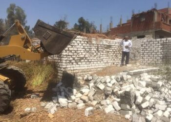 زراعة ابشواى إزالة 4 حالات تعدى بالبناء المخالف