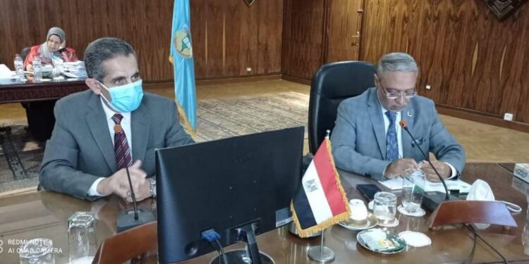 محافظ الغربية يشارك في الاجتماع الدوري لمجلس جامعة طنطا.