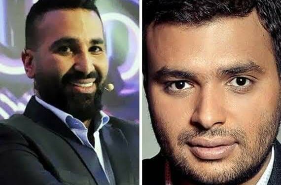 رامي صبري وأحمد سعد في حفل إطلاق مشروع مبني السنتروا