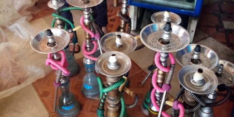 تحرير 23 محضر ومصادرة 36 شيشة في حملة بكفر الزيات والمحلة.