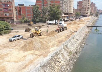 محافظ الغربية يتابع أعمال تطوير كورنيش الغفران