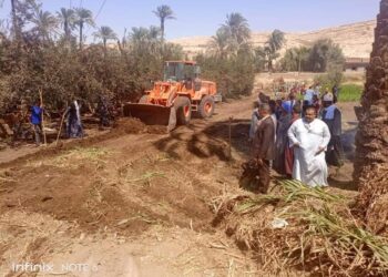 إنشاء طريق جديد لقرية الخوالد بساحل سليم أسيوط