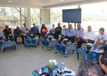 هشام حطب فى اجتماعه السنوى مع الهيئات