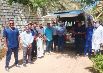 قافلة بيطرية لعلاج مواشي