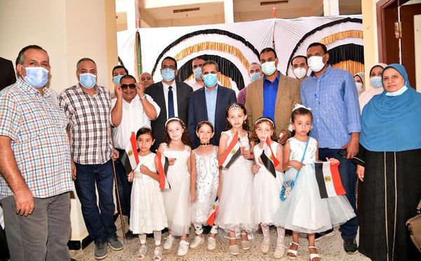 افتتاح مدرستين بكفر الزيات