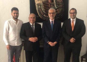 السفير مؤيد الضلعى سفير مصر برومانيا ومولدفيا الجديد يلقى ترحيبا من المصريين برومانيا