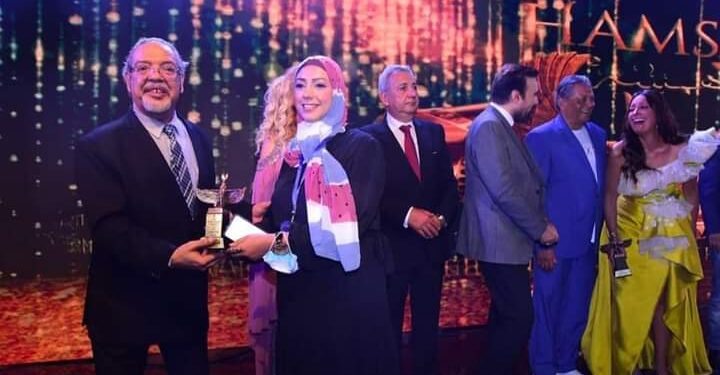 تكريم الإعلامية «بسمة عبد الحكيم » في دورة عمدة الدراما