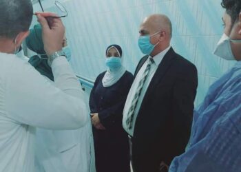 وكيل صحة الغربية يتفقد مستشفي صدر المحلة ومراكز لقاح كورونا.