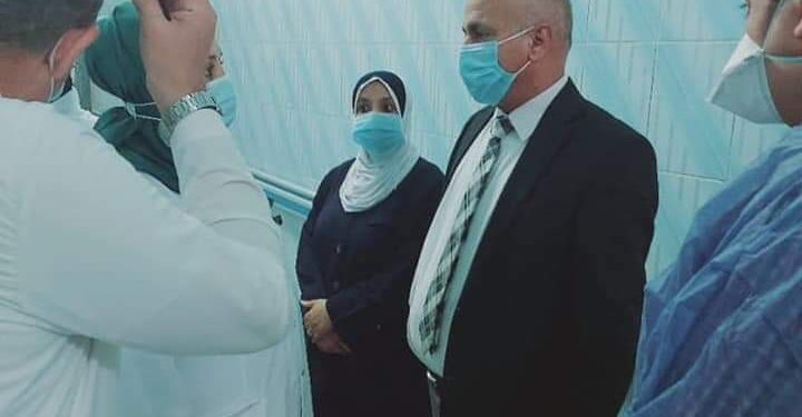 وكيل صحة الغربية يتفقد مستشفي صدر المحلة ومراكز لقاح كورونا.