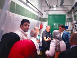 قيادات الزراعة والبنك الزراعى والطب البيطرى يفتتحون مركز تجميع ألبان " اللوتس " بأبو المطامير.