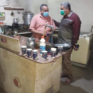 تحرير 248 محضر وغلق وتشميع 57 ورشة ومحل تجاري ومصادرة 16 شيشة وتطهير 398 منشأة في قرى ومدن الغربية.