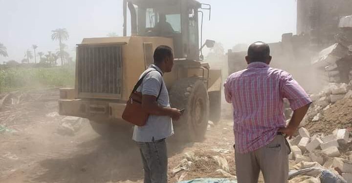 زراعة ابشواى إزالة 5 حالات تعدى بالبناء المخالف بابوجنشوا