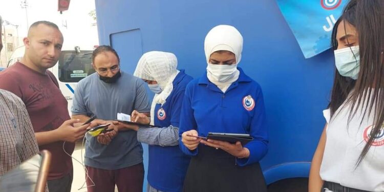 حملة “معا_نطمئن..سجل الآن” تجوب قري ومراكز المحافظة التابعة لصحة الغربية.