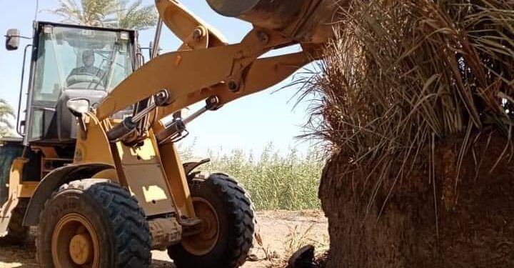 الانتهاء من تنفيذ المرحلة الاولي من الموجه ١٨ بإزالة ٤٠٢ حالة تعدى بقنا.