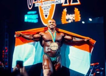 تتويج بيج رامى بمستر اولمبيا للمرة الثانية على التوالى.