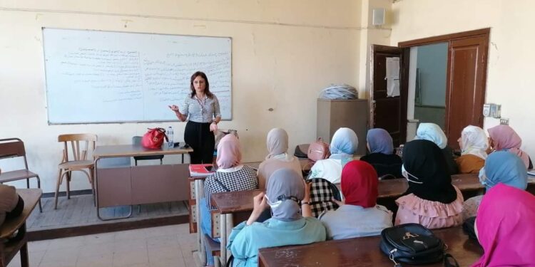 يوم تعريفي للطلاب الجدد بقسم اللغة الإسبانية بألسن عين شمس.